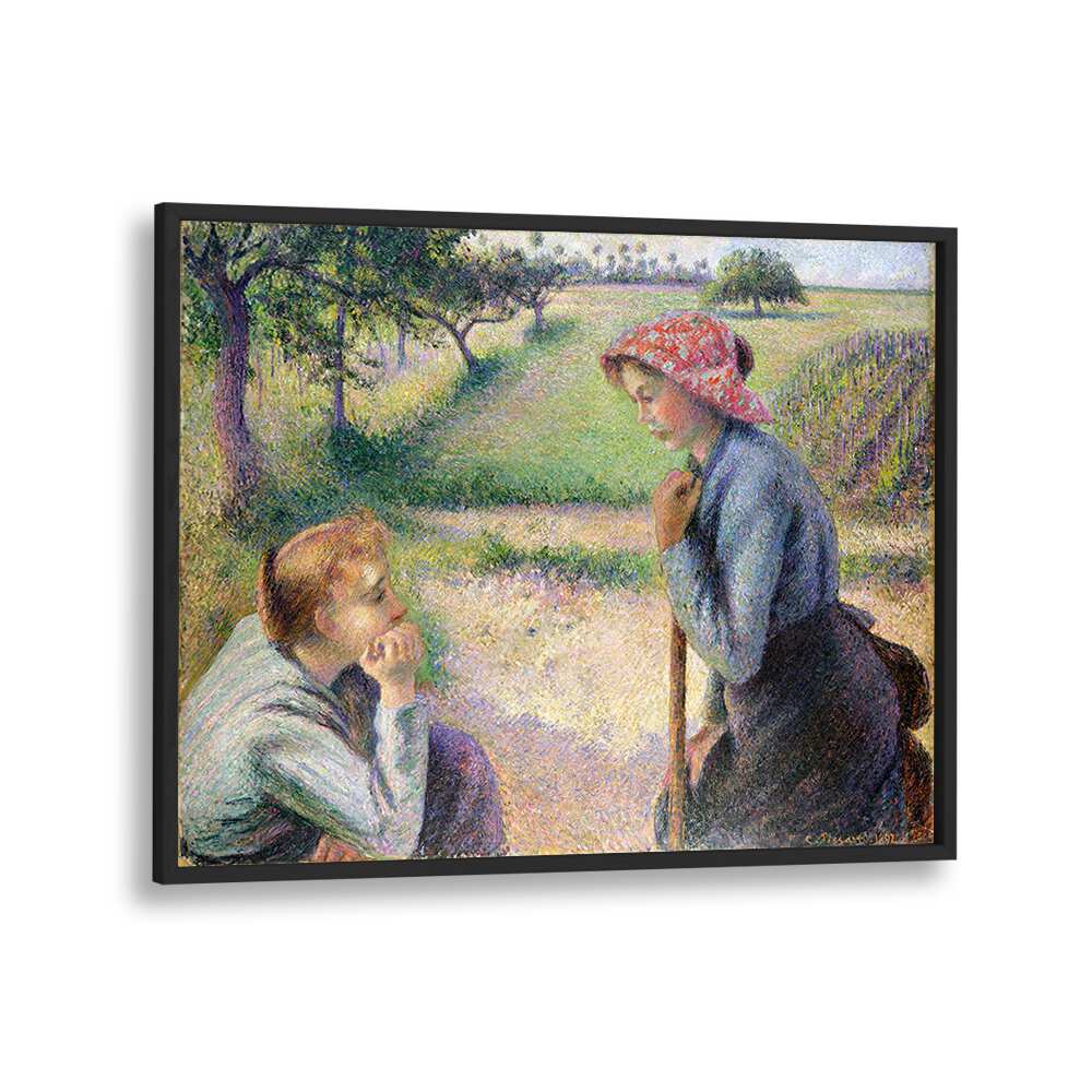 TWO YOUNG PEASANT WOMEN (1891–92), VINTAGE PAINTINGS