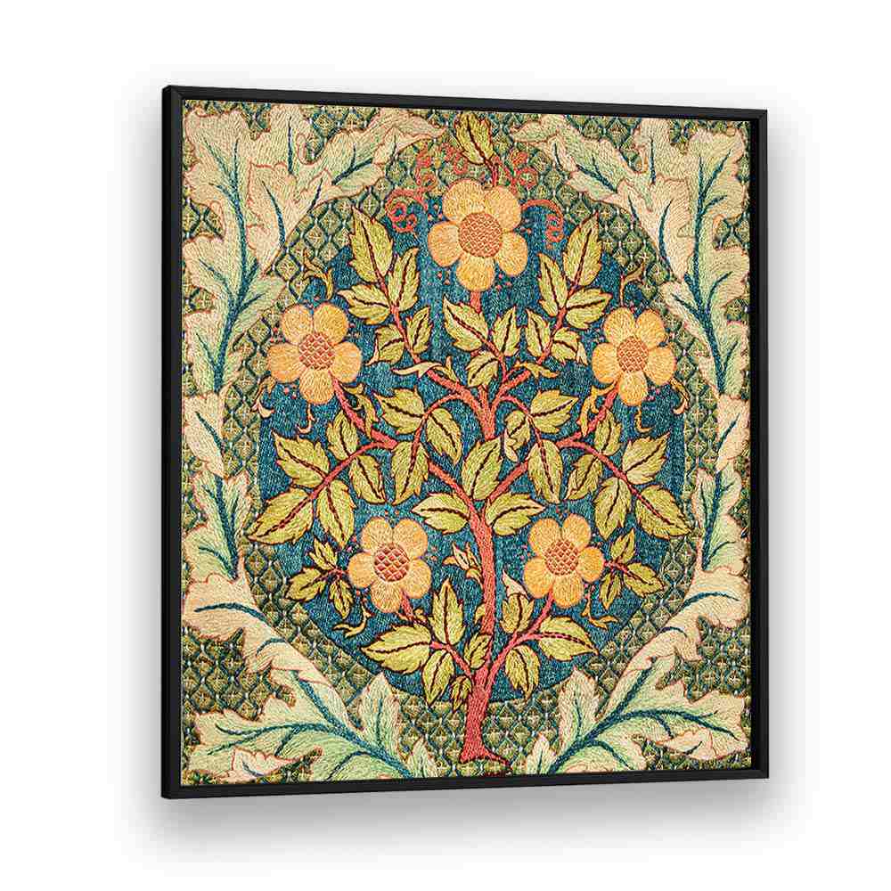 ROSE WREATH (1834-1896) , WILLIAM MORRIS PAINTINGS , ARTWORKS BY WILLIAM MORRIS