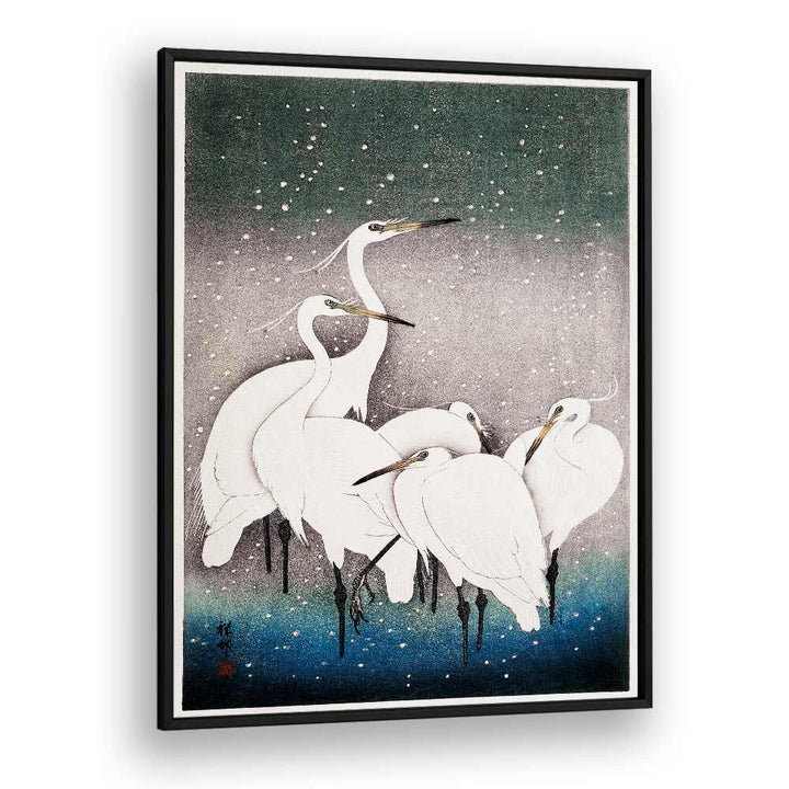 GROUP OF EGRETS (1925 - 1936)  , JAPANESE PAINTINGS , JAPANESE ART PRINTS