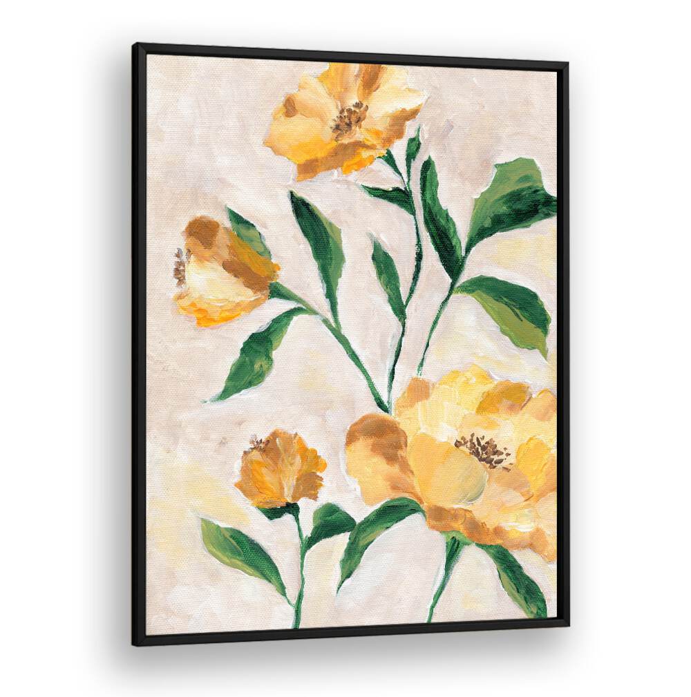 YELLOW CAMELLIA , FLORAL FLOWER PAINTINGS
