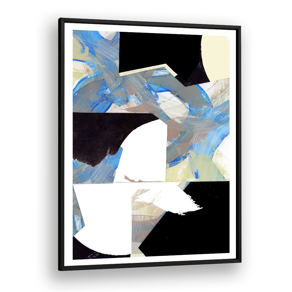 Elegant BLUE NEUTRAL BEIGE III, ABSTRACT PAINTINGS, showcasing modern art with soothing tones for your living space.
