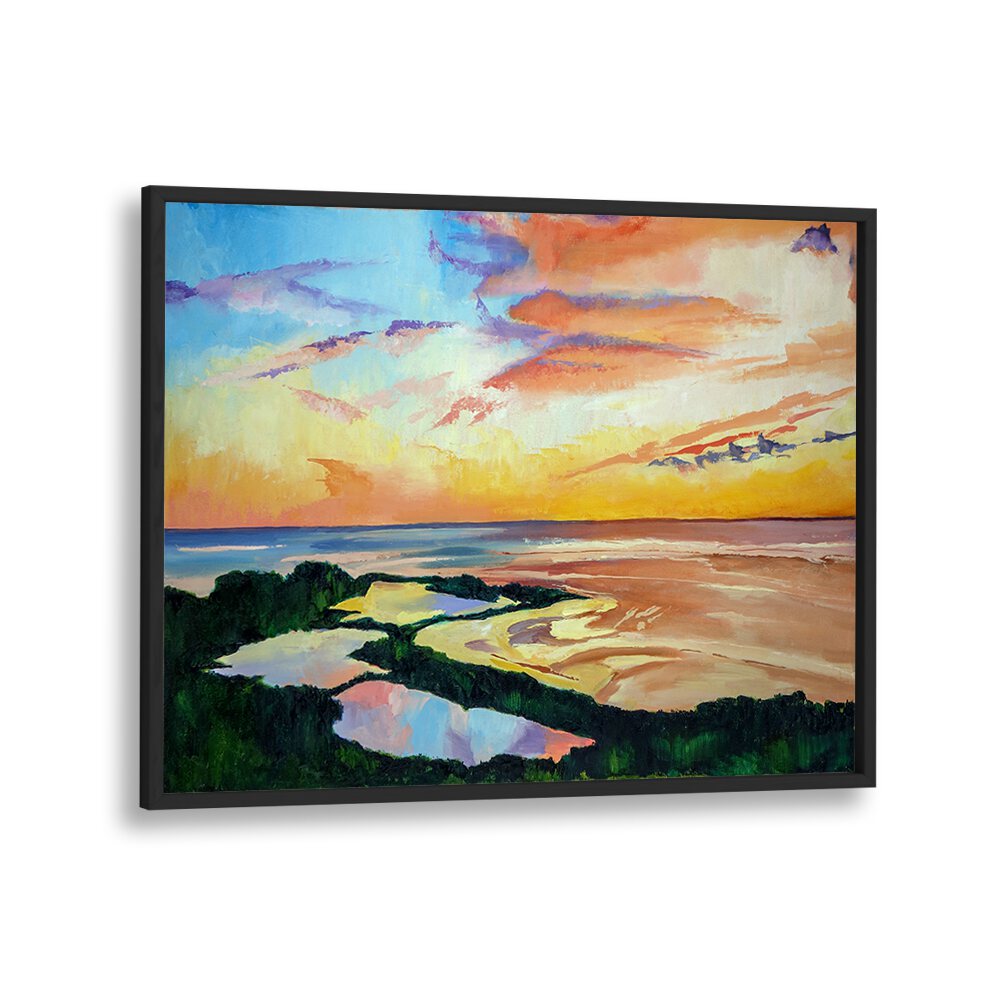 CAPE COD SUNSET , BEACH PAINTINGS