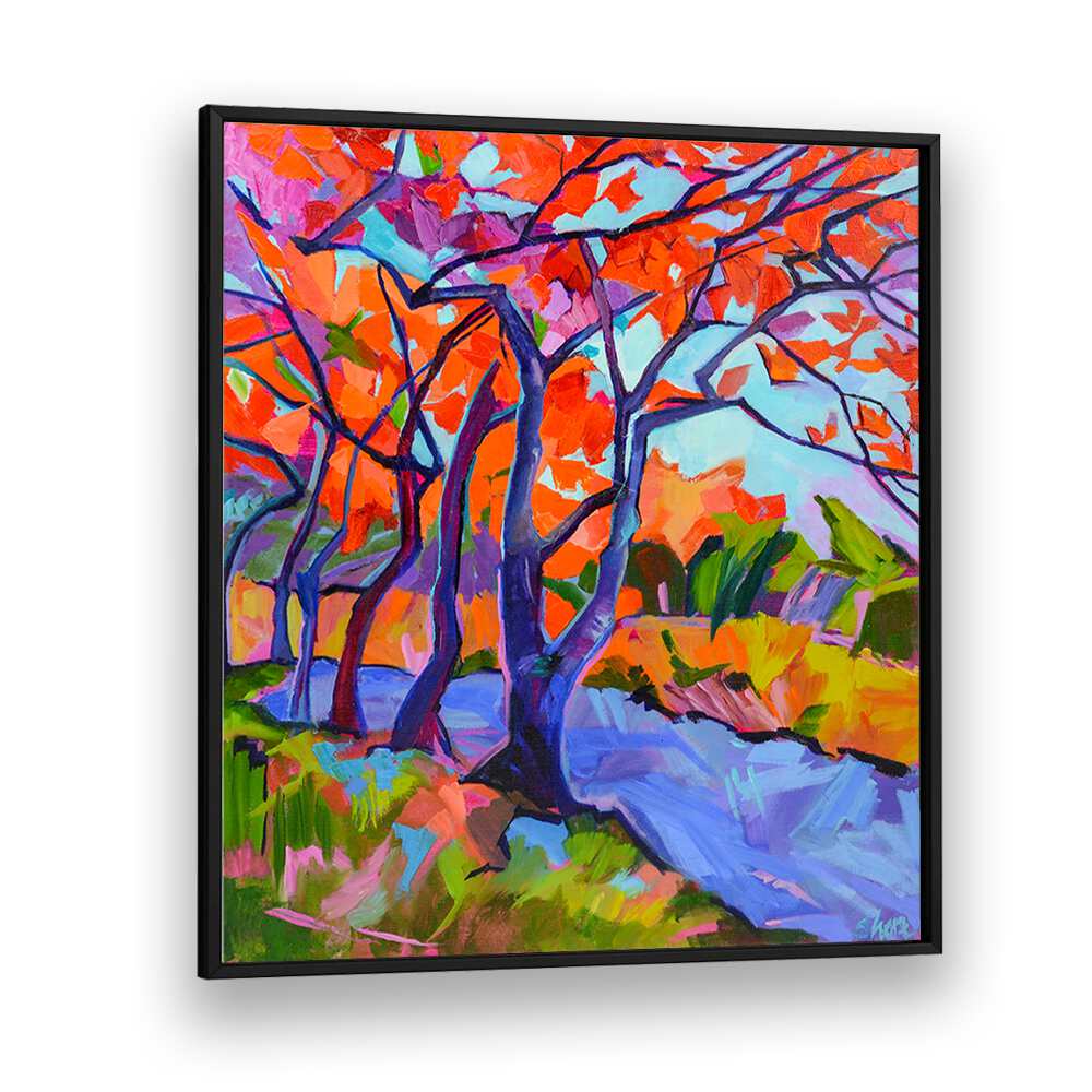 RED TREES , LANDSCAPE PAINTINGS