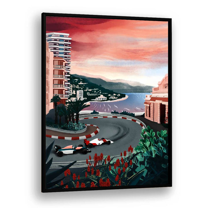 MONACO CIRCUIT BY GOED BLAUW, LANDSCAPE ART PRINTS