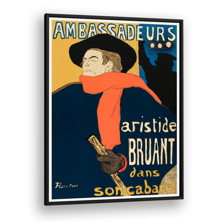 AMBASSADEURS ARISTIDE BRUANT DANS SON CABARET (1892), VINTAGE PAINTINGS