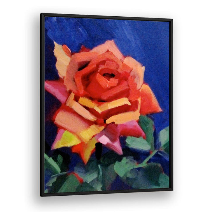 BLUSHING ROSE , FLORAL FLOWER PAINTINGS