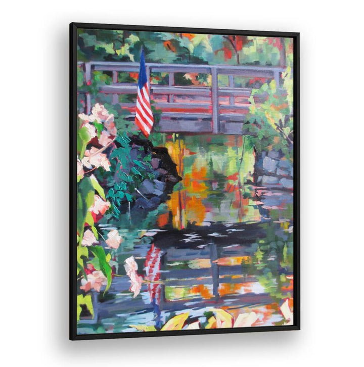 JULY 4 IN PRINCETON , LANDSCAPE PAINTINGS