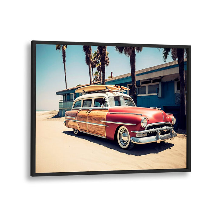 SURFING VINTAGE CAR , CAR POSTERS
