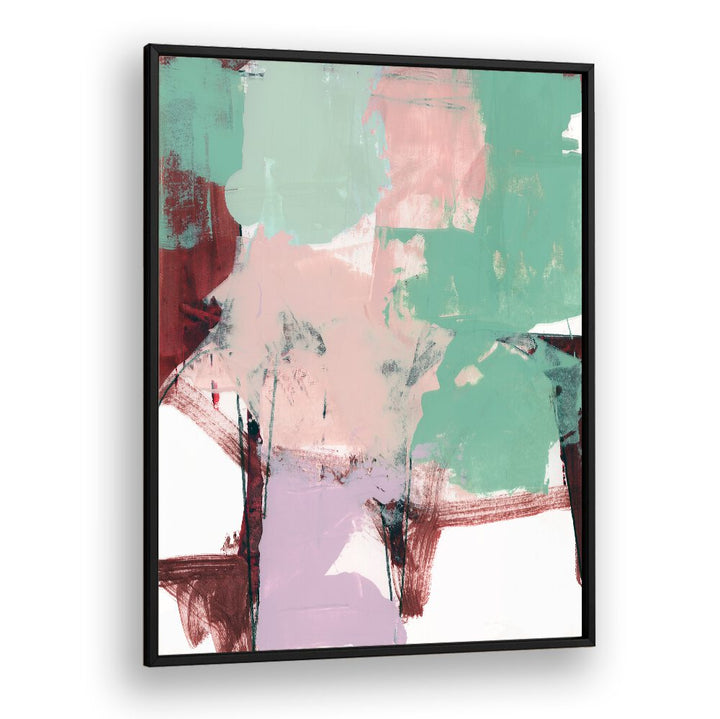 Vibrant BLUE PINK DUSKY III, ABSTRACT PAINTINGS, perfect for transforming your space with captivating colors.