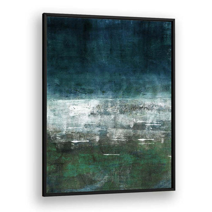 Bold strokes in deep blue evoke the ocean spirit in DEEP WATER, ABSTRACT PAINTINGS collection by BLACKPLAIN.