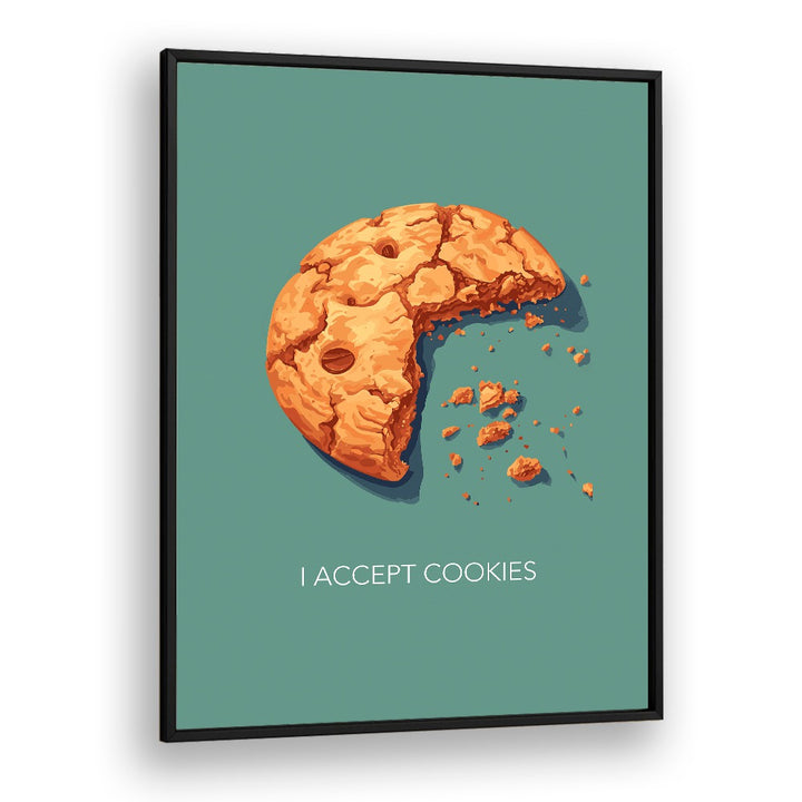 I ACCEPT COOKIES BY ANDREAS MAGNUSSON,  CAFE ART PRINTS , CAFE POSTERS