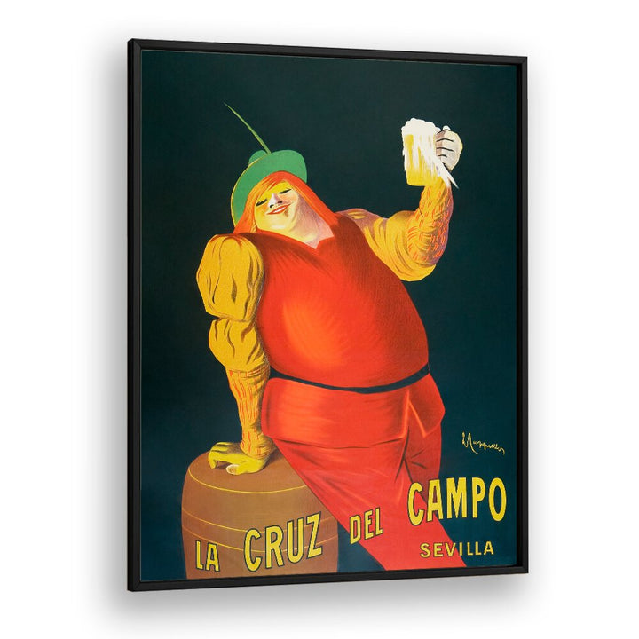 LA CRUZ DEL CAMPO BEERS (1906) , VINTAGE PAINTINGS