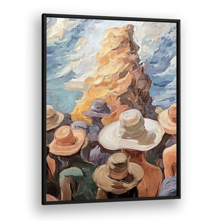 Stylish WOMEN WITH HATS enjoying a scenic view, showcasing the perfect blend of fashion and functionality.