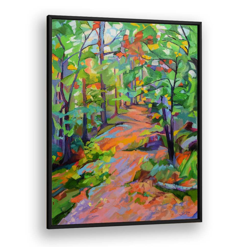 FOREST WALK , LANDSCAPE PAINTINGS
