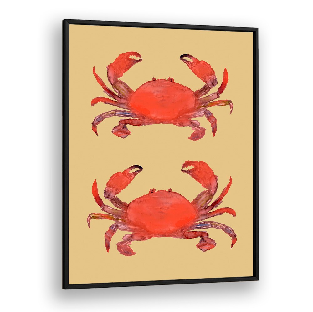 Vibrant CRAB POSTER II, BEACH PAINTINGS perfect for adding coastal charm to any room. Transform your space today!
