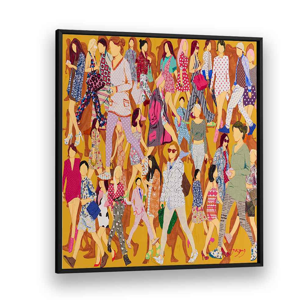 Vibrant CITIZEN, FASHION POSTERS showcasing diverse stylish figures in colorful outfits, perfect for any fashion lover.