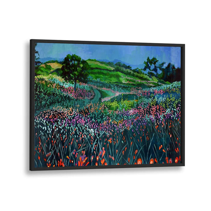 FIELDS OF FLOWERS , LANDSCAPE PAINTINGS