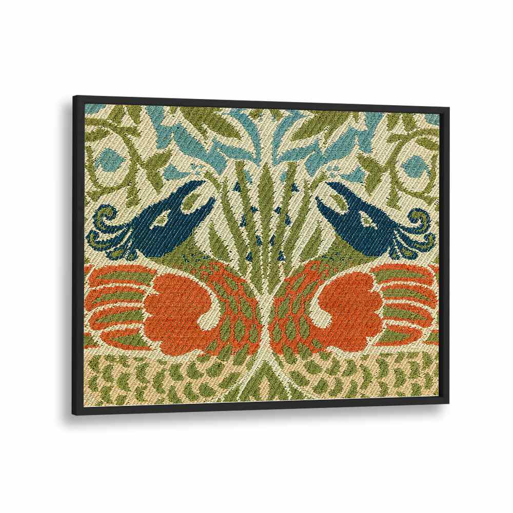 PEACOCK AND DRAGON (1878) , WILLIAM MORRIS PAINTINGS , ARTWORKS BY WILLIAM MORRIS