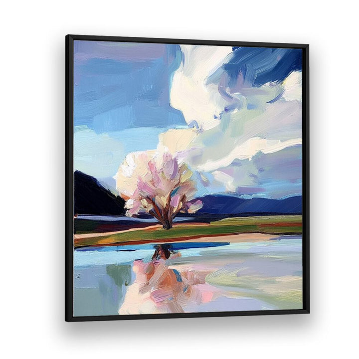 Stunning TREE BY THE BEACH artwork capturing coastal beauty, perfect for adding a calming touch to your home.
