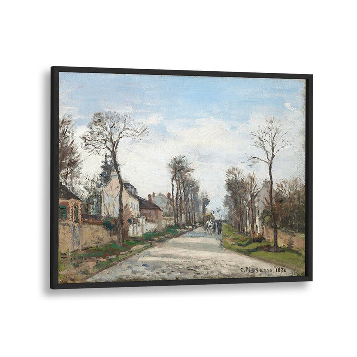 VERSAILLES ROAD, LOUVECIENNES (1870) , VINTAGE PAINTINGS