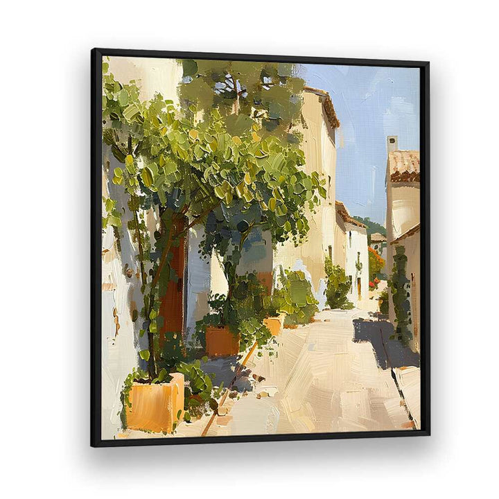 Elegant artwork featuring a charming pathway, titled STREET IN MALLORCA III, perfect for enhancing any space.