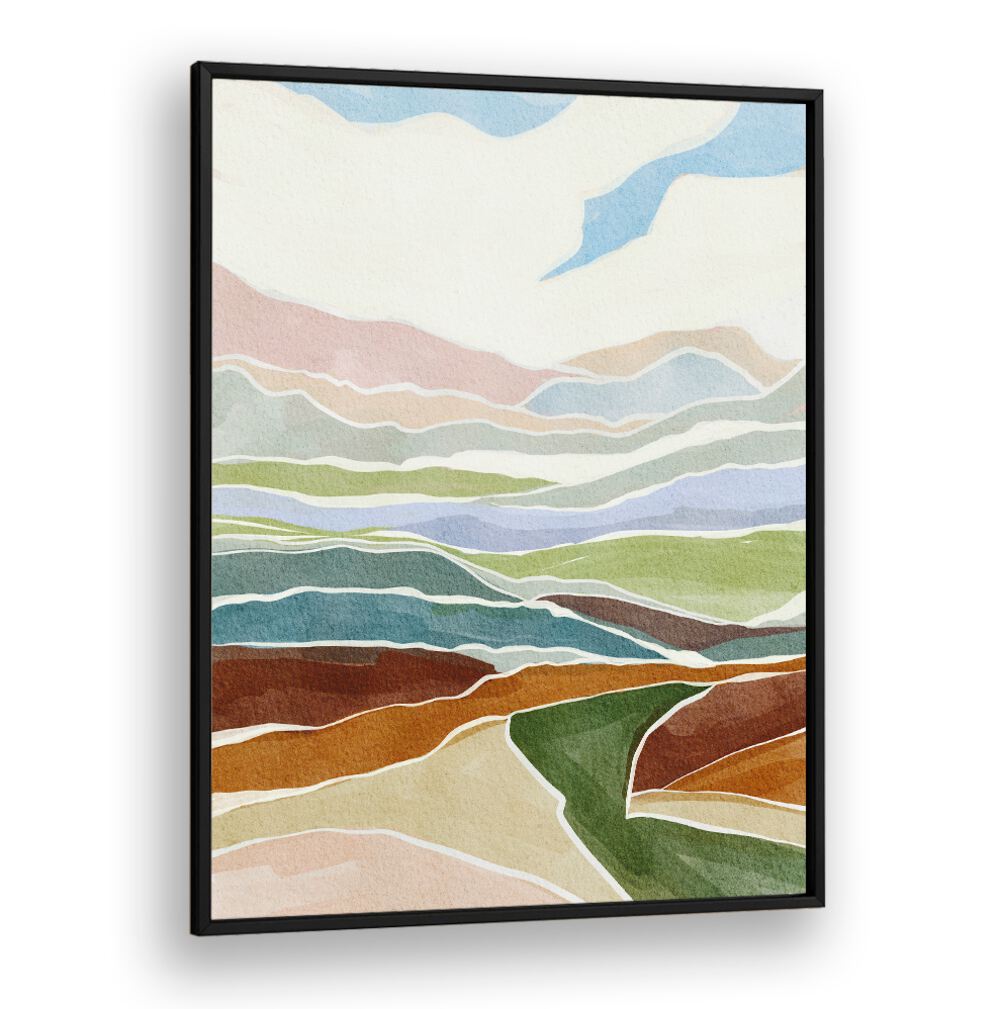 WARM AND COOL , LANDSCAPE PAINTINGS
