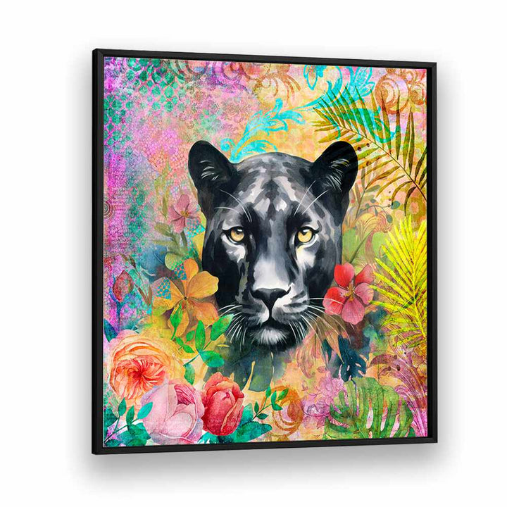 CHEETAH TROPICAL GARDEN III BY ANDREA HAASE , WILDLIFE POSTERS, WILDLIFE PAINTINGS