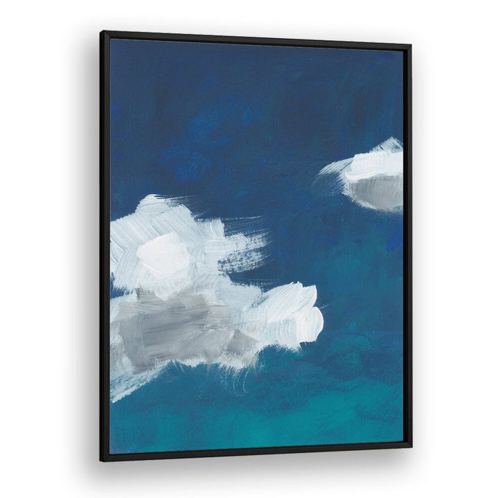 MYSTIC INDIGO CLOUDS IV , ABSTRACT ART , ABSTRACT PAINTINGS