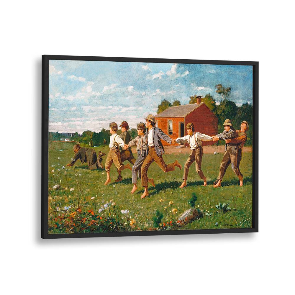 SNAP THE WHIP (1872)  ,  VINTAGE PAINTINGS