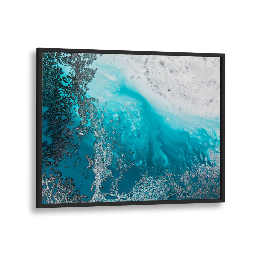 Vibrant TURQUOISE WATERS, ABSTRACT PAINTINGS perfect for modern homes, showcasing serene water hues and textures.