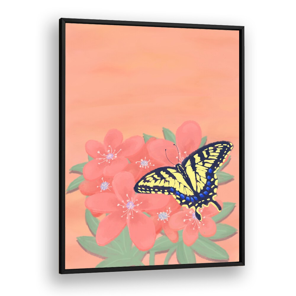 TIGER SWALOWTAIL BUTTERFLY, ANIMAL PAINTINGS