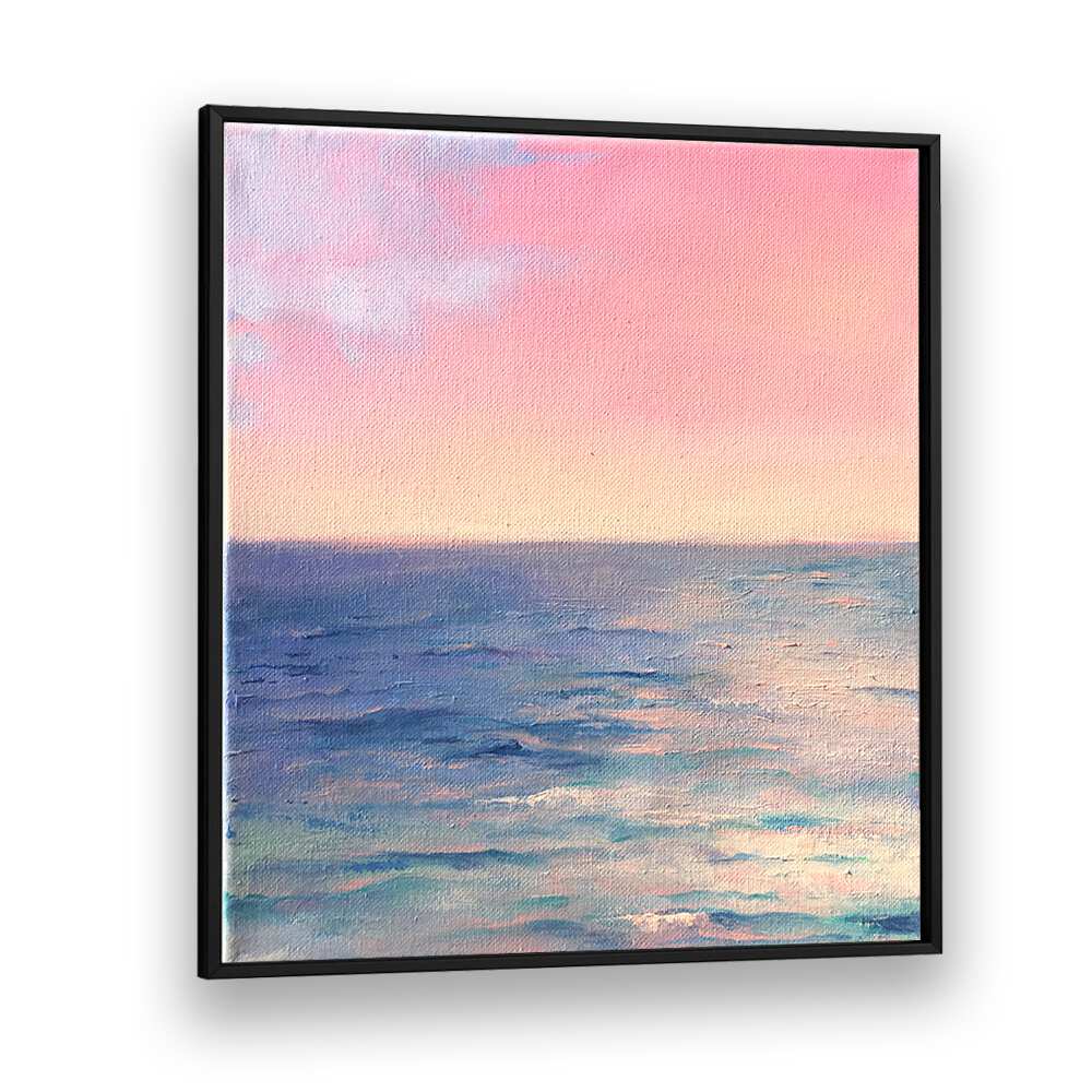 PINK SUNSET , LANDSCAPE PAINTINGS