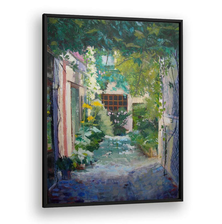 COURTYARD , LANDSCAPE PAINTINGS