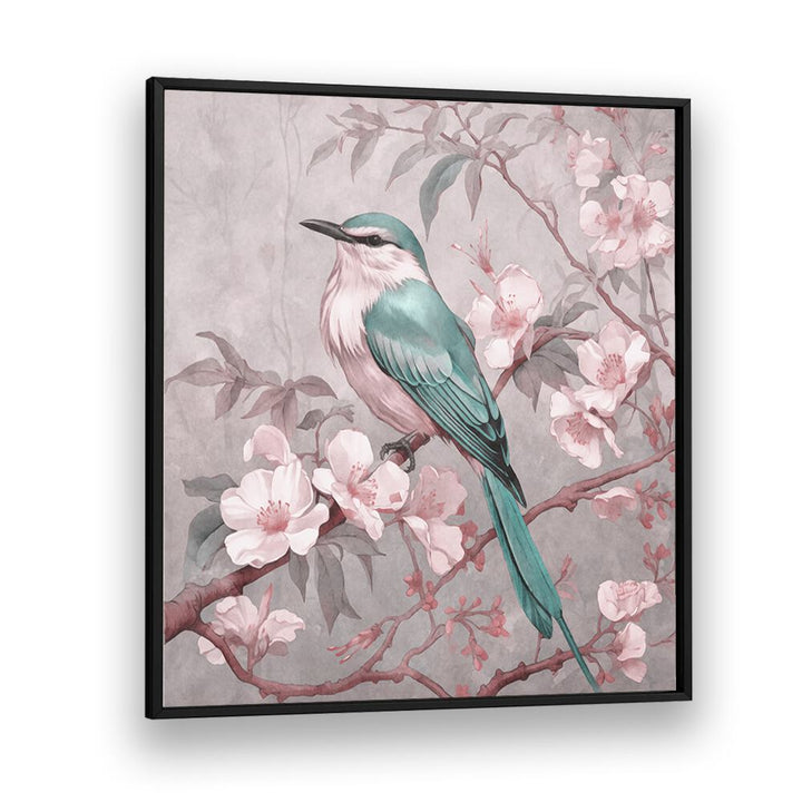 CHINOISERIE BIRD SPRING VIBES III BY ANDREA HAASE , WILDLIFE POSTERS, WILDLIFE PAINTINGS