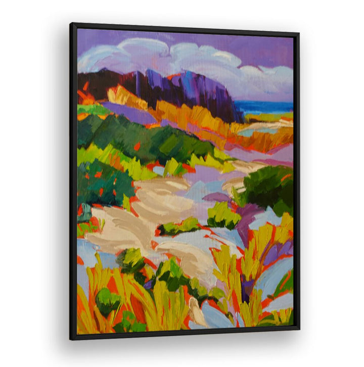 OVER THE DUNES II , LANDSCAPE PAINTINGS