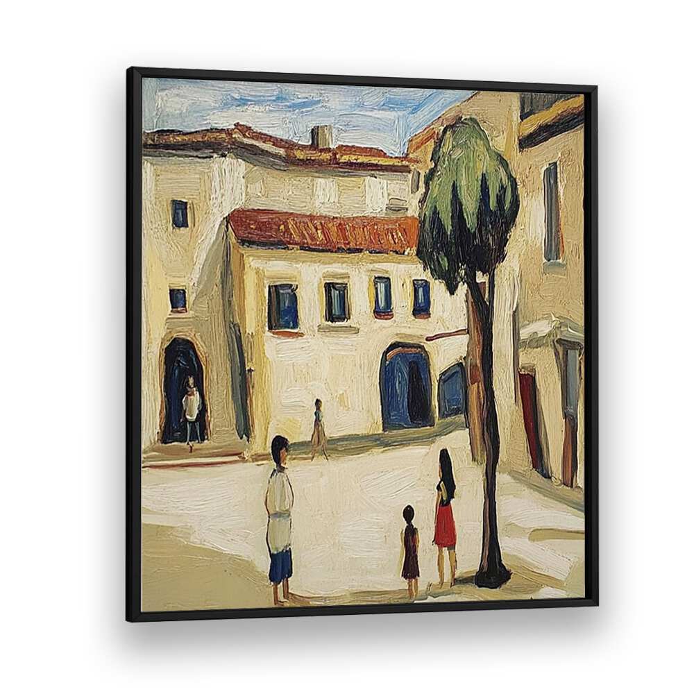 Stylish urban artwork featuring a vibrant STREET SCENE V, perfect for enhancing modern decor.