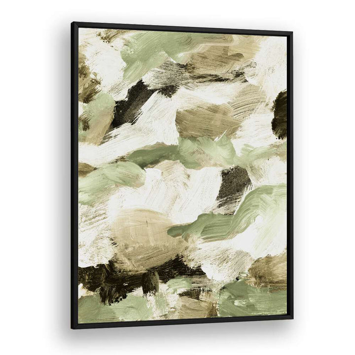 Abstract Painting VI Green showcases calming green tones, perfect for modern home decor. Ideal for art lovers and collectors.
