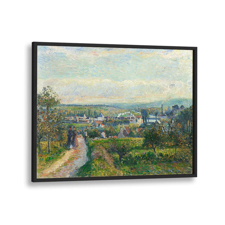 VIEW OF SAINT-OUEN-L’AUMÔNE (CA. 1876) , VINTAGE PAINTINGS