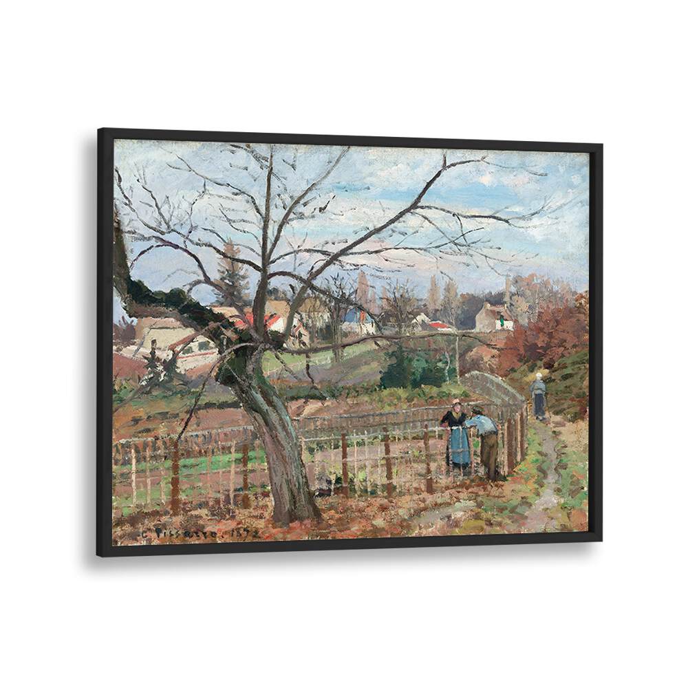 THE FENCE (1872)  , VINTAGE PAINTINGS