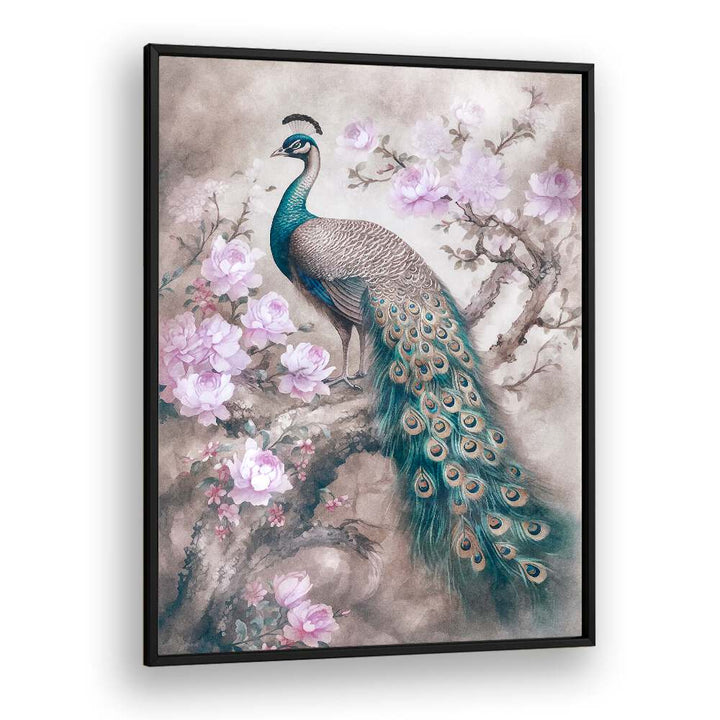 PEACOCKS ROMANCE , ANIMAL PAINTINGS