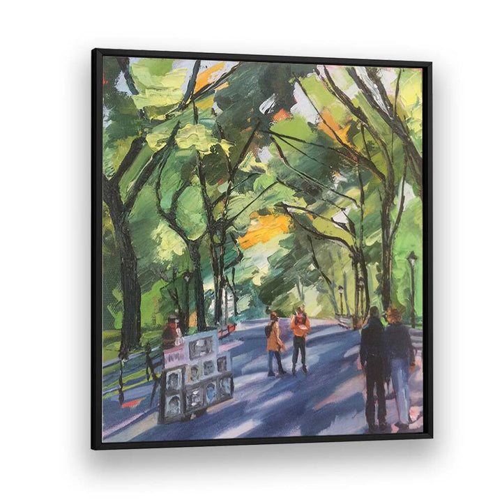 CENTRAL PARK COUPLE , LANDSCAPE PAINTINGS