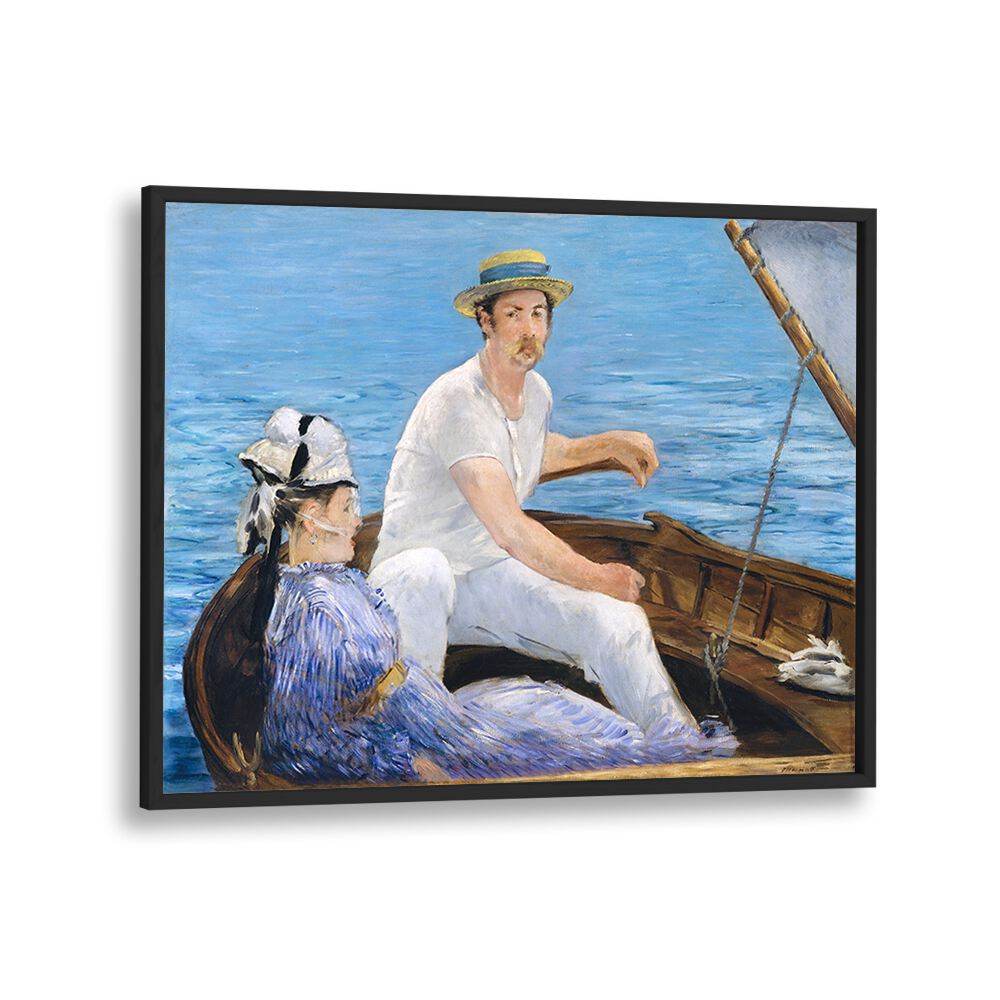 BOATING (1874) BY EDOUARD MANET , VINTAGE PAINTINGS