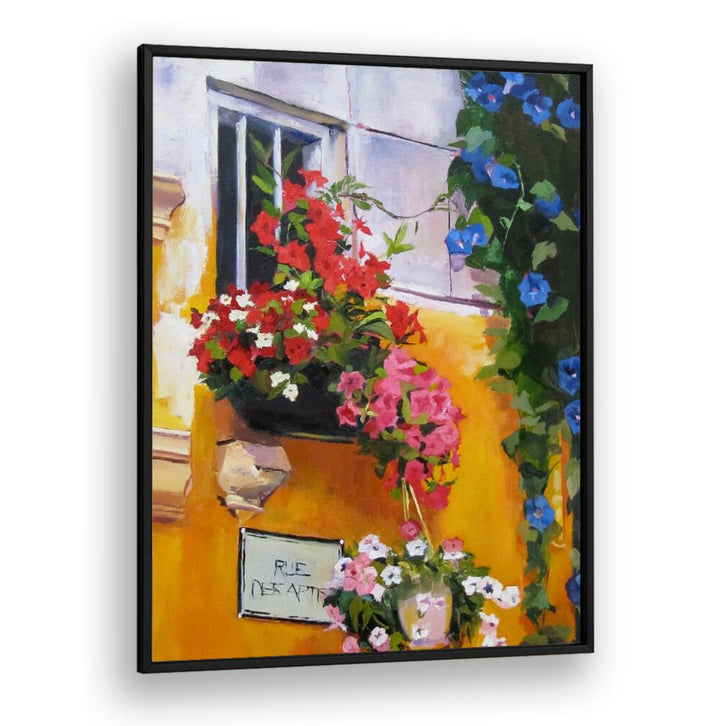 SUMMER IN CENTRAL PARK , FLORAL FLOWER PAINTINGS