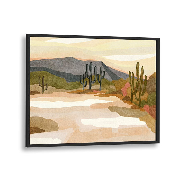 ROCKY HILL AND CACTUS , LANDSCAPE PAINTINGS