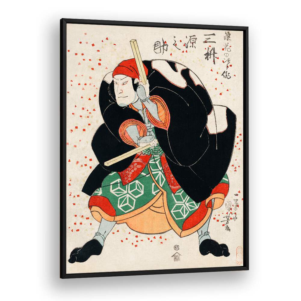 MIMASU GENNOSUKE NO NAMIWA NO JIROSAKU BY UTAGAWA KUNIYOSHI (1753-1806) , JAPANESE PAINTINGS