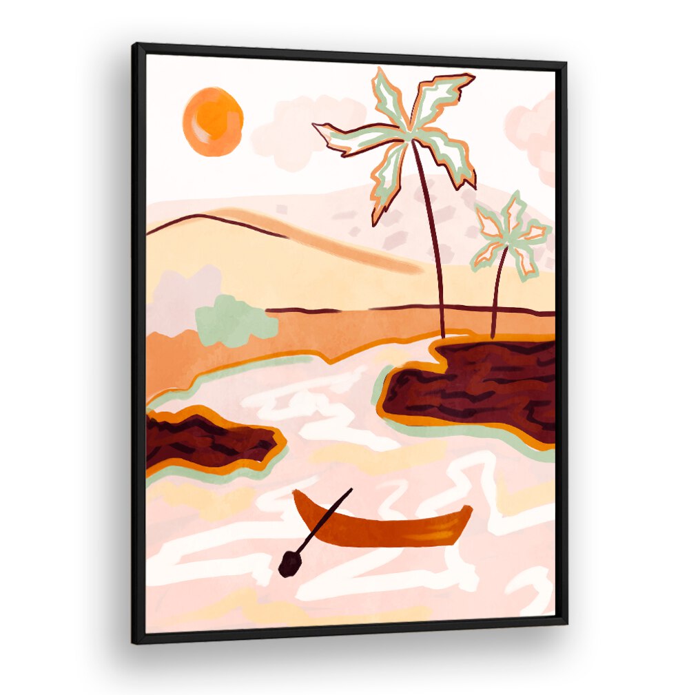 Whimsical COTTON CANDY SKIES, LANDSCAPE PAINTINGS evoke dreamy sunsets, perfect for elegant home décor.