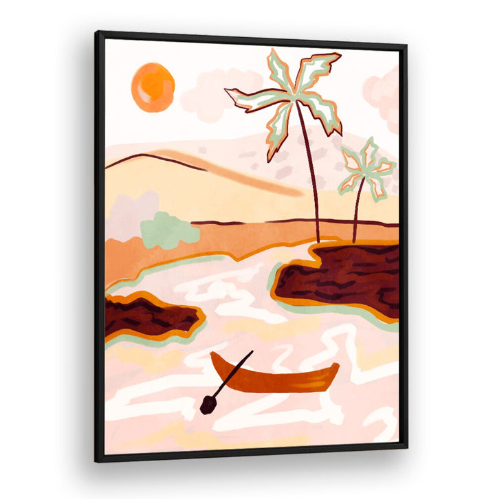 Whimsical COTTON CANDY SKIES, LANDSCAPE PAINTINGS evoke dreamy sunsets, perfect for elegant home décor.
