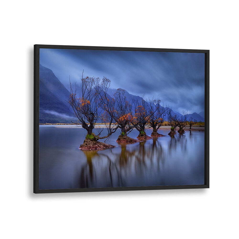 GLENORCHY IN BLUE HOURS BY MICHAEL ZHENG , LANDSCAPE PHOTO PRINTS