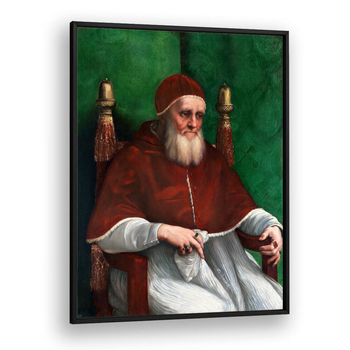 PORTRAIT OF POPE JULIUS II (1511) BY RAPHAEL RAFFAELLO , VINTAGE PAINTINGS