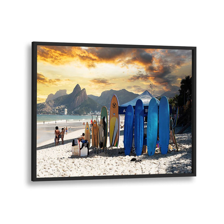 RIO DE JANEIRO SUNSET SURF BEACH   , BEACH PAINTINGS